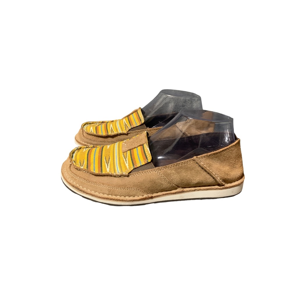Ariat Cruiser Shoes Womens 8.5 Brown Yellow Serape 10027353 Western Boho Cowgirl